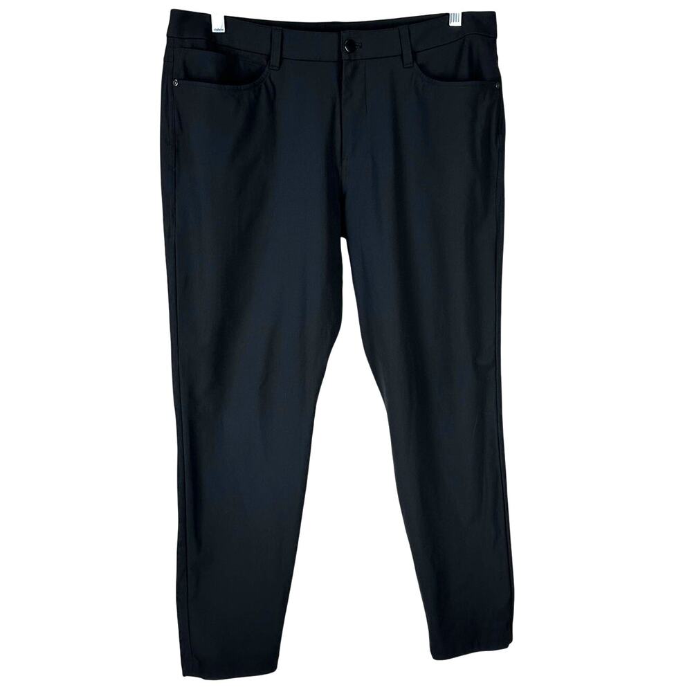 Lululemon ABC Slim-Fit Pant Warpstreme Black Men's Size 30 x 30 EUC